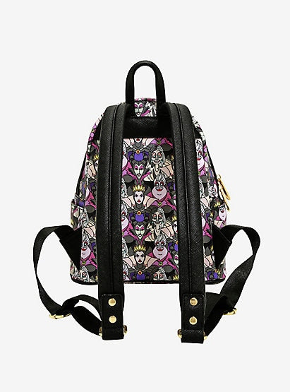 disney villains mini backpack Loungefly Disney Villains All Over Print Mini Backpack