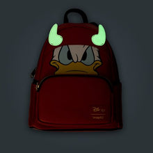 Load image into Gallery viewer, Loungefly Disney Donald Duck Devil Glow In The Dark Backpack