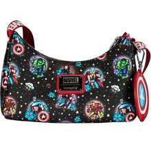 Load image into Gallery viewer, Loungefly Marvel Avengers Tattoo Crossbody Purse