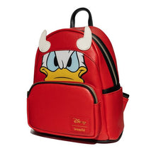Load image into Gallery viewer, Loungefly Disney Donald Duck Devil Glow In The Dark Backpack
