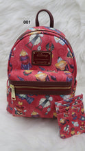Load image into Gallery viewer, Loungefly Disney Villains Perfume Bottles Backpack Cardholder Bag Set