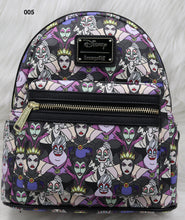 Load image into Gallery viewer, Loungefly Disney Villains All Over Print Mini Backpack