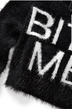 Load image into Gallery viewer, Killstar Bite Me Crop Sweater Top L
