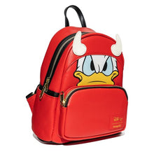 Load image into Gallery viewer, Loungefly Disney Donald Duck Devil Glow In The Dark Backpack