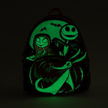 Load image into Gallery viewer, Loungefly Disney Nightmare Before Christmas Glow In The Dark D100 Backpack
