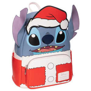 Loungefly Disney Lilo & Stitch Christmas Santa Stitch Backpack