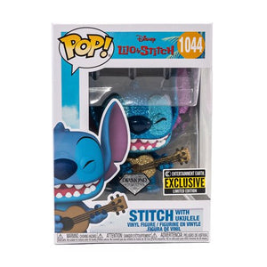 Funko Pop: Disney- Lilo & Stitch- Ukulele Diamond Glitter Stitch EE Exclusive