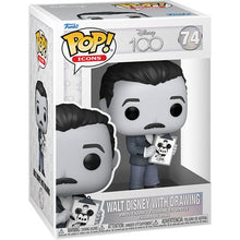 Load image into Gallery viewer, Funko Pop: Disney 100th Anniversary- Walt Disney With Drawing
