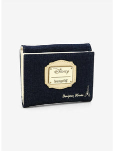 Loungefly Disney Marie Denim Backpack Wallet Set