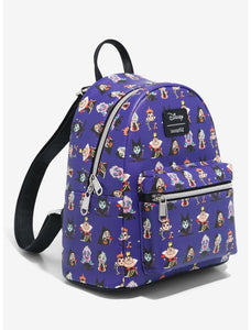 Loungefly Disney Chibi Villains Print Backpack