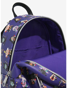Loungefly Disney Chibi Villains Print Backpack