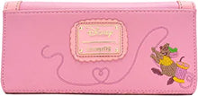 Load image into Gallery viewer, Loungefly Disney Cinderella 70th Anniversary Pink Flap Wallet
