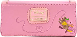 Loungefly Disney Cinderella 70th Anniversary Pink Flap Wallet