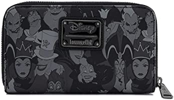 Loungefly Disney Villains Debossed Crossbody Purse w/ Matching Wallet