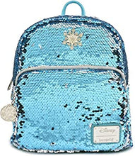 Load image into Gallery viewer, Loungefly Disney Elsa Sequin Backpack Wallet Set
