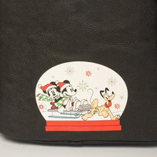 Load image into Gallery viewer, Loungefly Disney Holiday Mickey And Minnie Mouse Backpack
