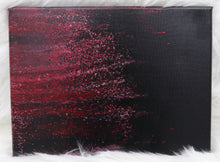Load image into Gallery viewer, &quot;Echoes 2&quot; 12&quot; x 9&quot; Black And Red Acrylic Painting

