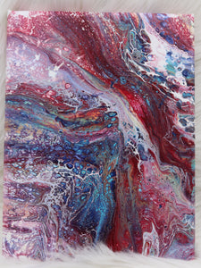 "Nebula Wings" 8" x 6" Acrylic Painting