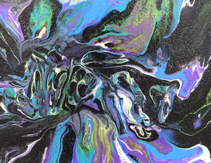 "Dragonor" 8" x 10" Acrylic Painting
