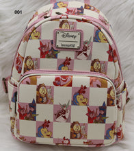 Load image into Gallery viewer, Loungefly Disney Checkered Characters Backpack
