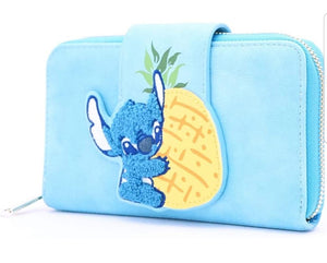 Loungefly Disney Lilo & Stitch Stitch Chenille Purse Wallet Set - Modified Junk-Key