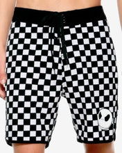 Load image into Gallery viewer, Nightmare Before Christmas Jack Skellington Checkered Swim Trunks

