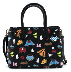 Loungefly Disney Sensational 6 Outfits Crossbody Wallet Bag Set