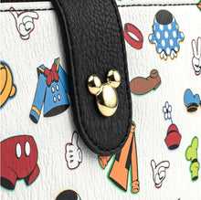 Load image into Gallery viewer, Loungefly Disney Sensational 6 Outfits Crossbody Wallet Bag Set
