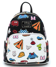 Load image into Gallery viewer, Loungefly Disney Sensational 6 Outfits Backpack
