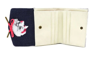 Loungefly Disney Aristocats Marie Denim Crossbody Purse Wallet Bag Set
