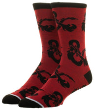 Load image into Gallery viewer, Dungeons &amp; Dragons All Over Print Crew Socks
