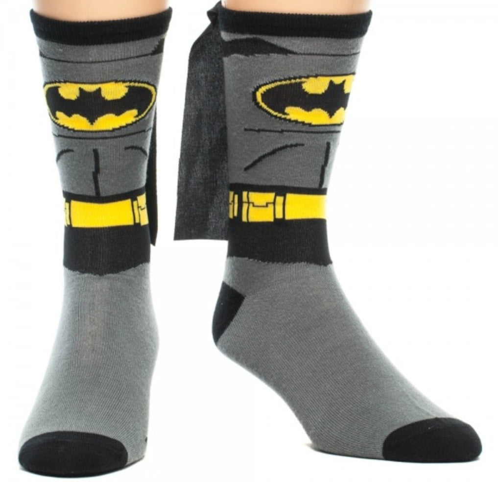 DC Batman Suit Up Caped Crew Socks