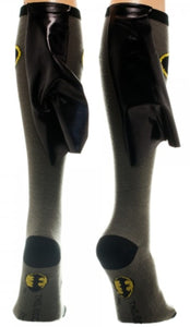 DC Batman Knee High Shiny Caped Socks
