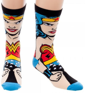 DC Wonder Woman 360 Character Crew Socks