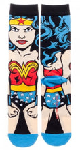 Load image into Gallery viewer, DC Wonder Woman 360 Character Crew Socks
