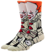Load image into Gallery viewer, IT Pennywise 360 Character Crew Socks
