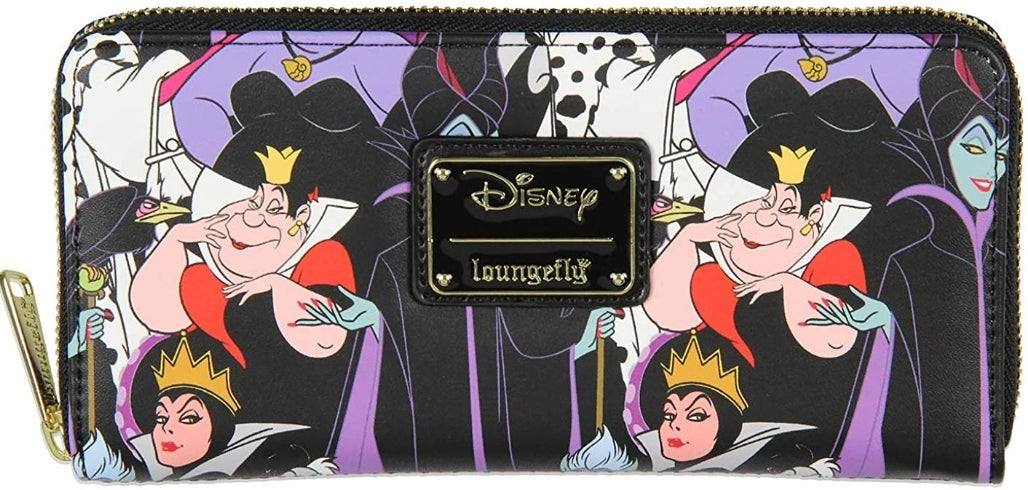 Loungefly Disney Villains Debossed Crossbody Bag