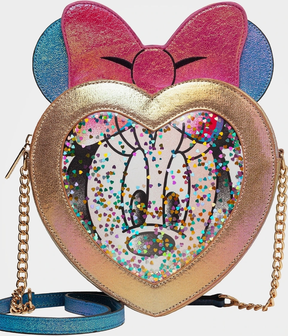 Danielle Nicole Disney Minnie Mouse Confetti Crossbosy Purse