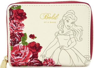Loungefly Disney Belle Bold As A Rose Wallet