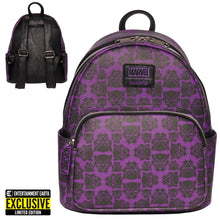 Load image into Gallery viewer, Loungefly Marvel Black Panther Wakanda Forever Backpack
