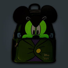 Load image into Gallery viewer, Loungefly Disney Mickey Mouse Frankenstein Glow In The Dark Backpack

