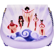 Load image into Gallery viewer, Loungefly Disney Hercules Singing Muses Crossbody Purse
